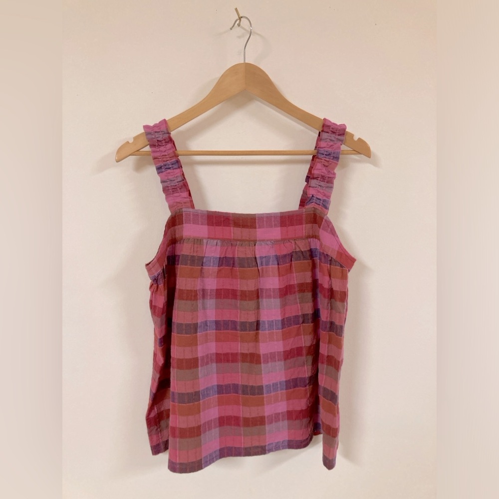 Cotton Plaid Tanktop